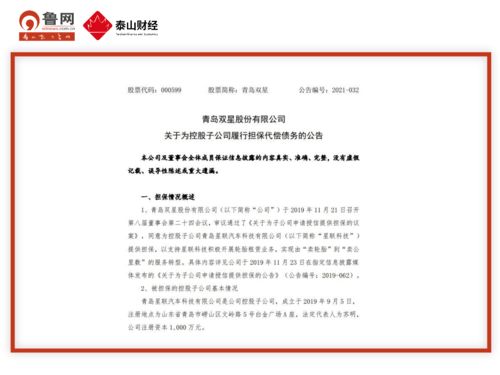 青島雙星代償1000萬助力子公司轉型，星聯科技聚焦技術服務與技術轉讓新賽道